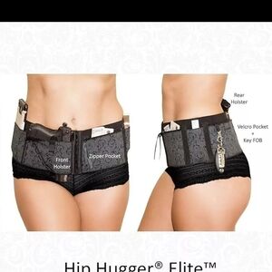 Can Can Gray Hip Hugger Elite Holster Size Medium